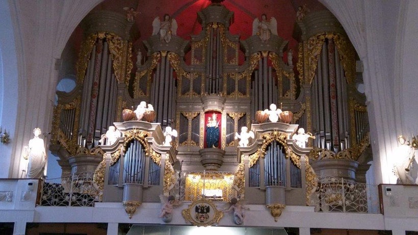 Organ concerts are held in the Cathedral