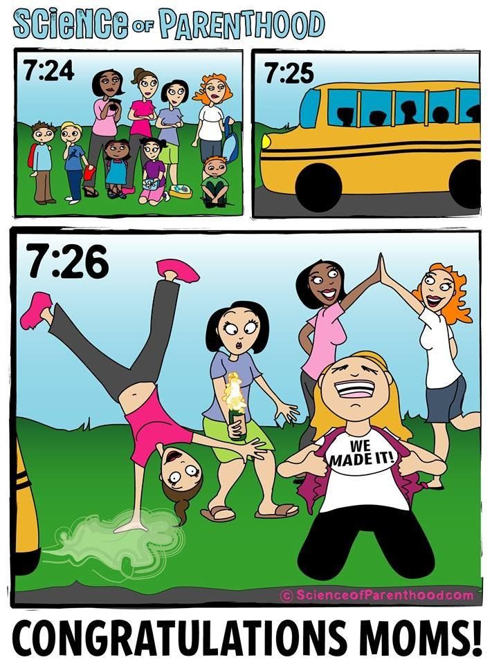 funny comic strips about school