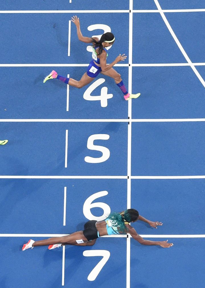 Shaunae Miller went all in to win her women's 400m gold