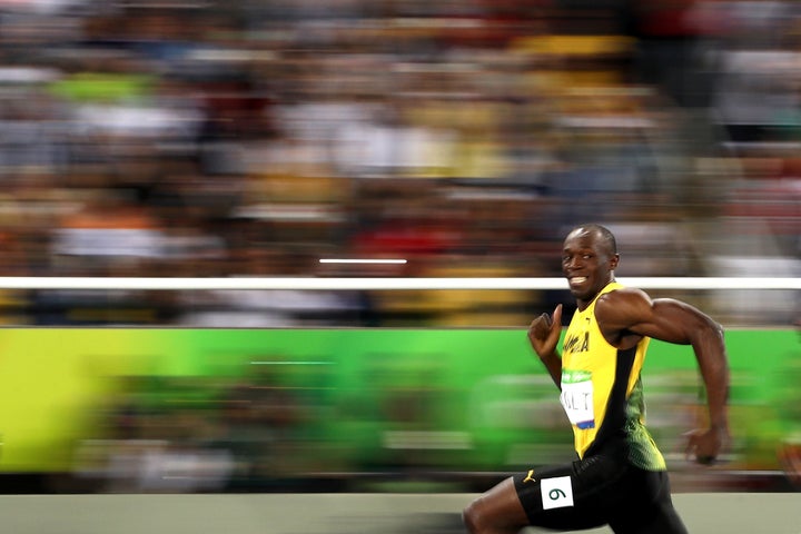 Bolt's elegance as a runner includes his seemingly never-ending smile.