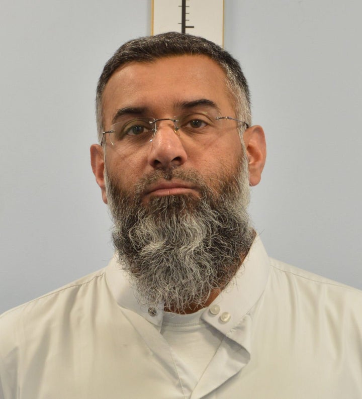 Anjem Choudary's mugshot