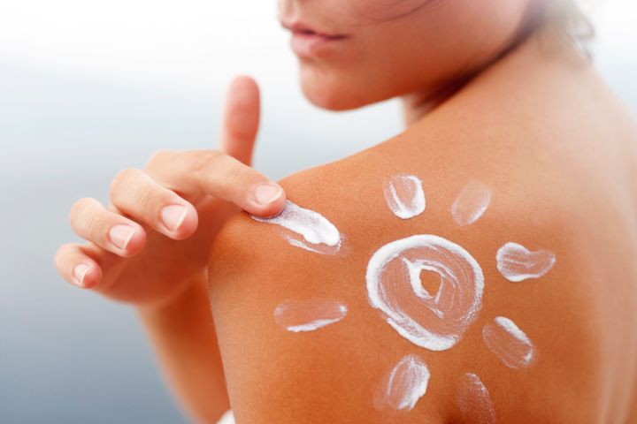 You would never apply sunscreen like this, would you?