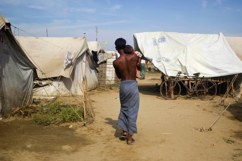 A Rohingya Muslim detained in a Burmese camp what New York Times describes it as the <a href="http://www.nytimes.com/vid