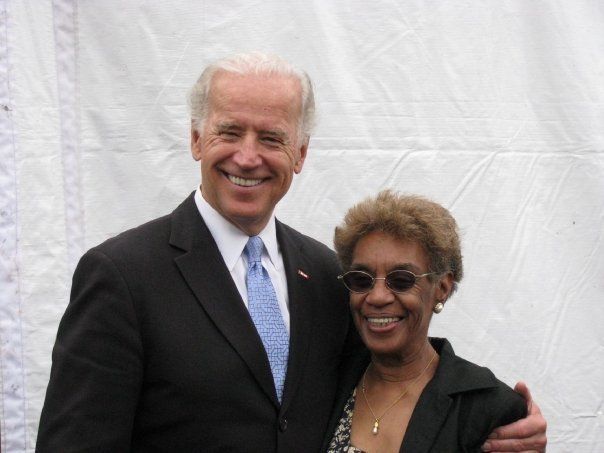 Bettie Anderson with Vice President Joe Biden. 