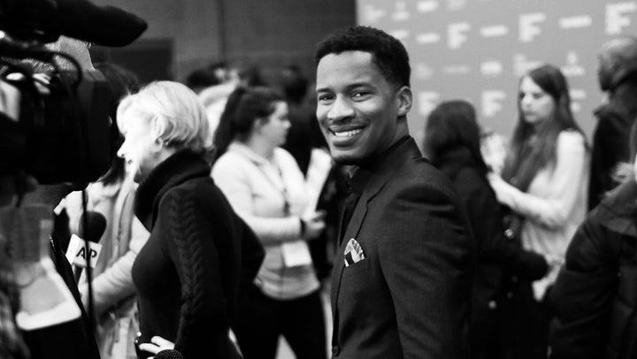 Nate Parker at a screening of <i>Birth of a Nation.</i>