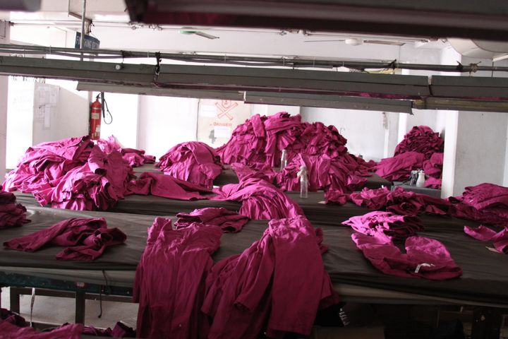 at a Bangladeshi Textile Factory in Dhaka.