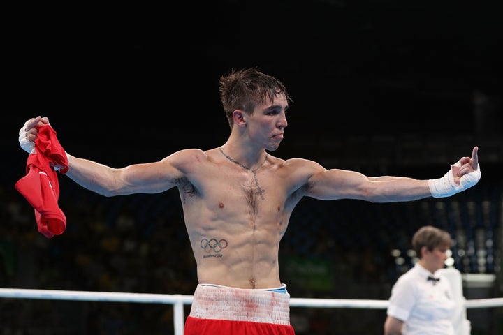 Michael Conlan expresses his displeasure at the result