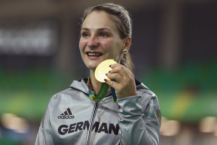 Kristina Vogel was among those who commenting on GB's success