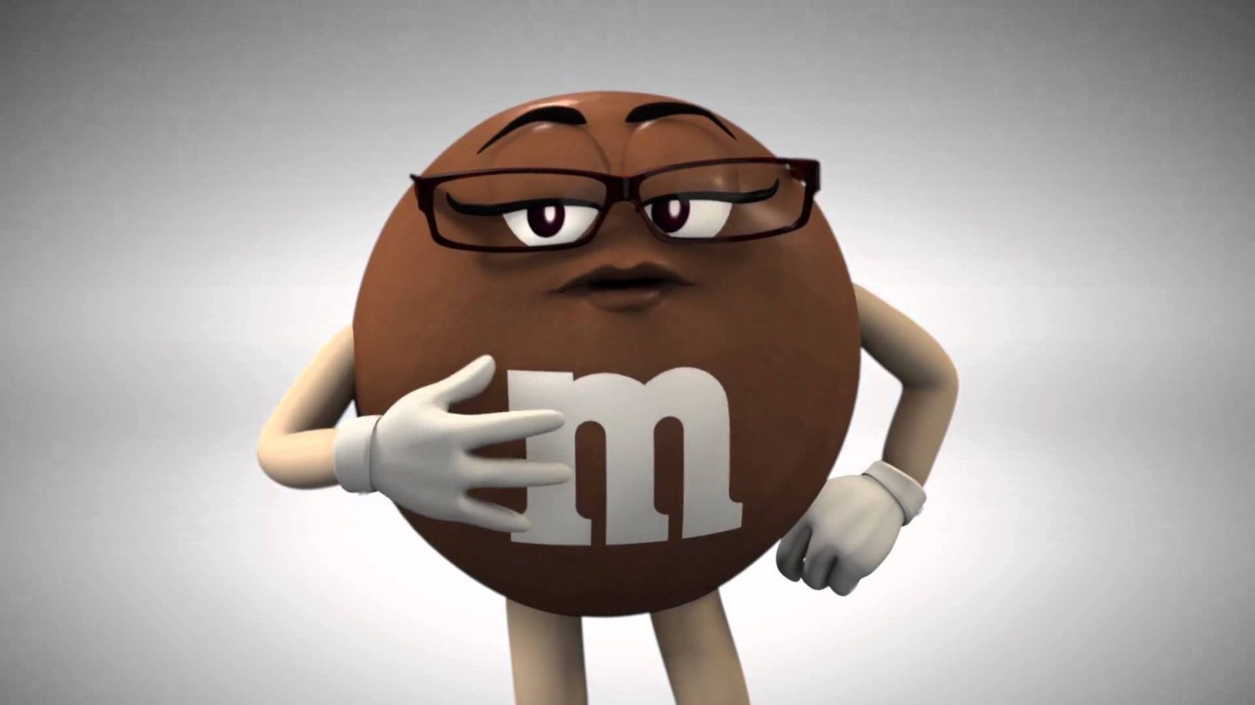 M M коричневый
