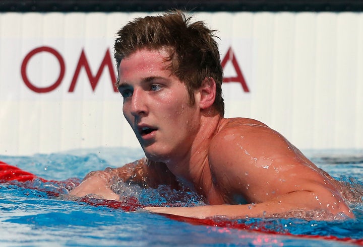 Police came looking for Lochte and fellow Olympic swimmer James Feigen, pictured, Wednesday morning but couldn't find them, a