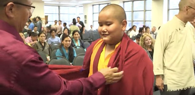 In 2009, Jalue Dorje was identified as a reincarnation of a Tibetan Buddhist lama.