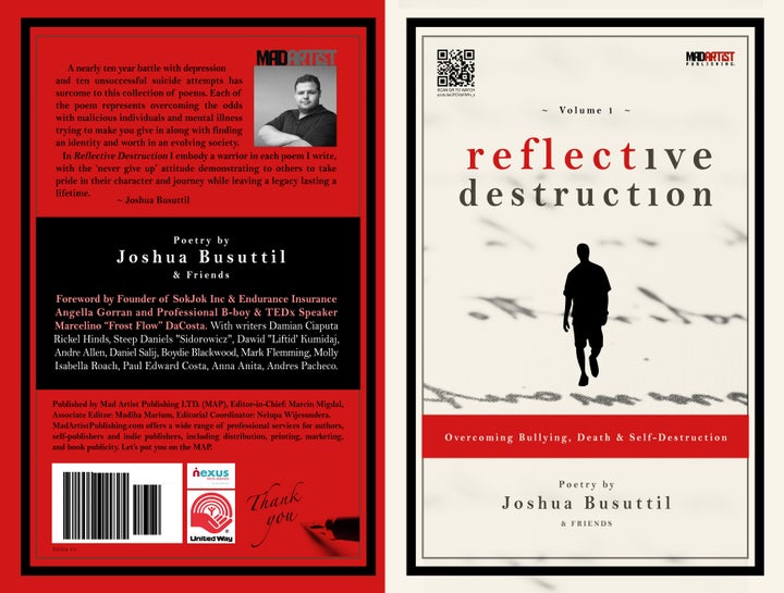 REFLECTIVE DESTRUCTION: Overcoming Bullying, Death and Self-Destruction by Joshua Busuttil. Order your signed copy at http://bit.ly/2bjmOVL