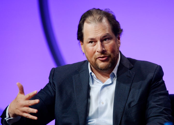 Salesforce CEO Marc Benioff has been a vocal advocate for women and LGBTQ people. 