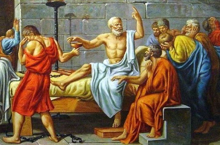 Painting: The Death of Socrates Metropolitan Museum of Art, New York 