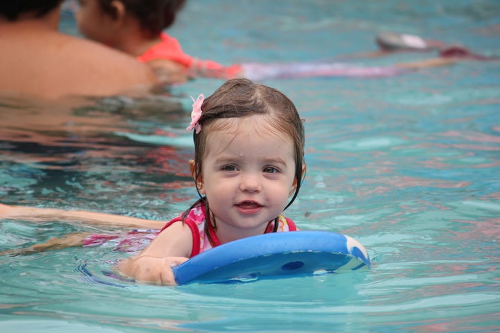 (First week of swim lessons vs. last week of swim lessons)