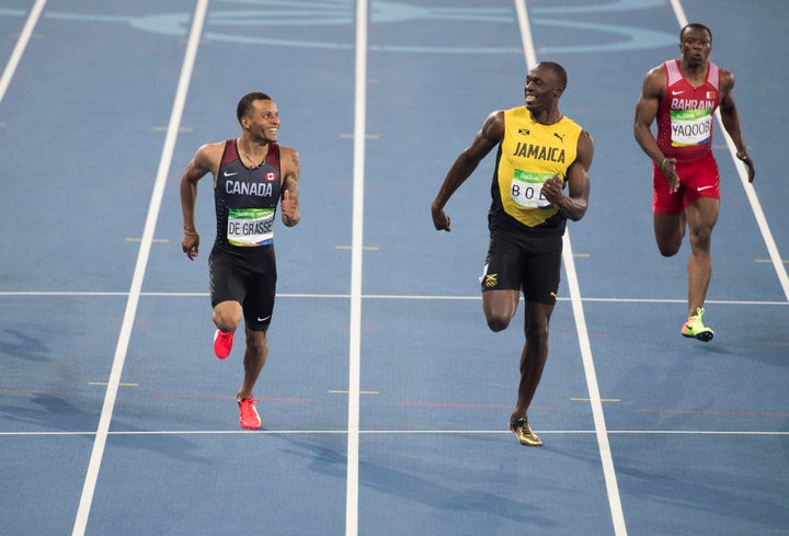 Just buds blazing under 20 seconds in an Olympic semifinal.