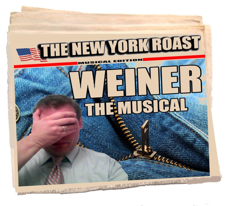 Promotional Image for <em>Weiner the Musical</em><em>, </em>an original stage production by Beth Karp
