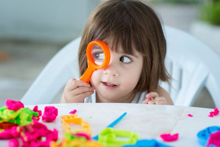 Portrait of a small girl Thanasis Zovoilis via Getty Images