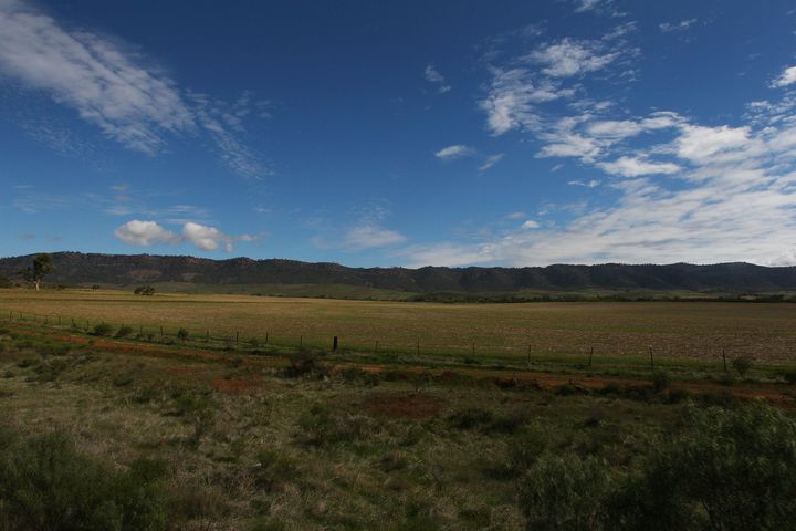 A view of Flinders Ranges in Port Augusta, Australia.