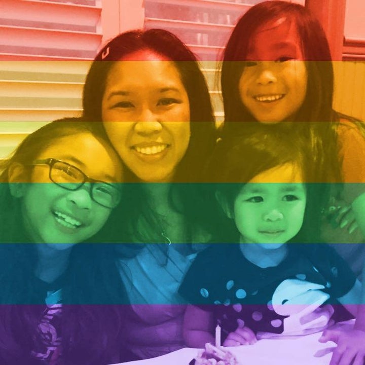 Even parents with young children changed their profile pictures to rainbows!