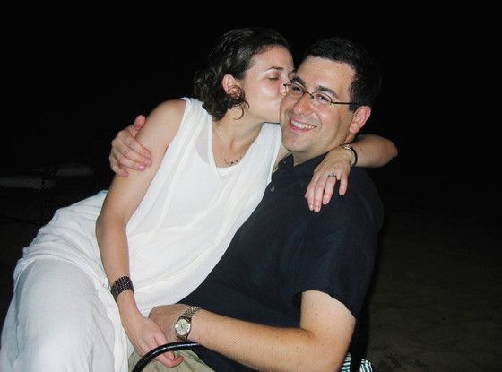 Sandberg and husband Dave Goldberg.