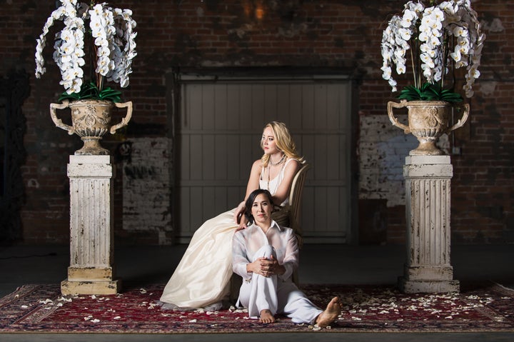 Photography: Nick Kulyniak, Hair and Makeup: Jessica Fierro, Bridal Designer: Jeanne Hankerson, Stylist: Risa Kostis, Visual Creative Designer: Kenny Lange Jewelry and Accessories: Vintage Fashion Inc.