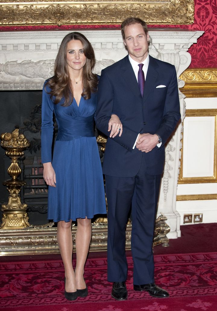 Duchess Of Cambridge Engagement Dress Replica On Sale At Monsoon ...