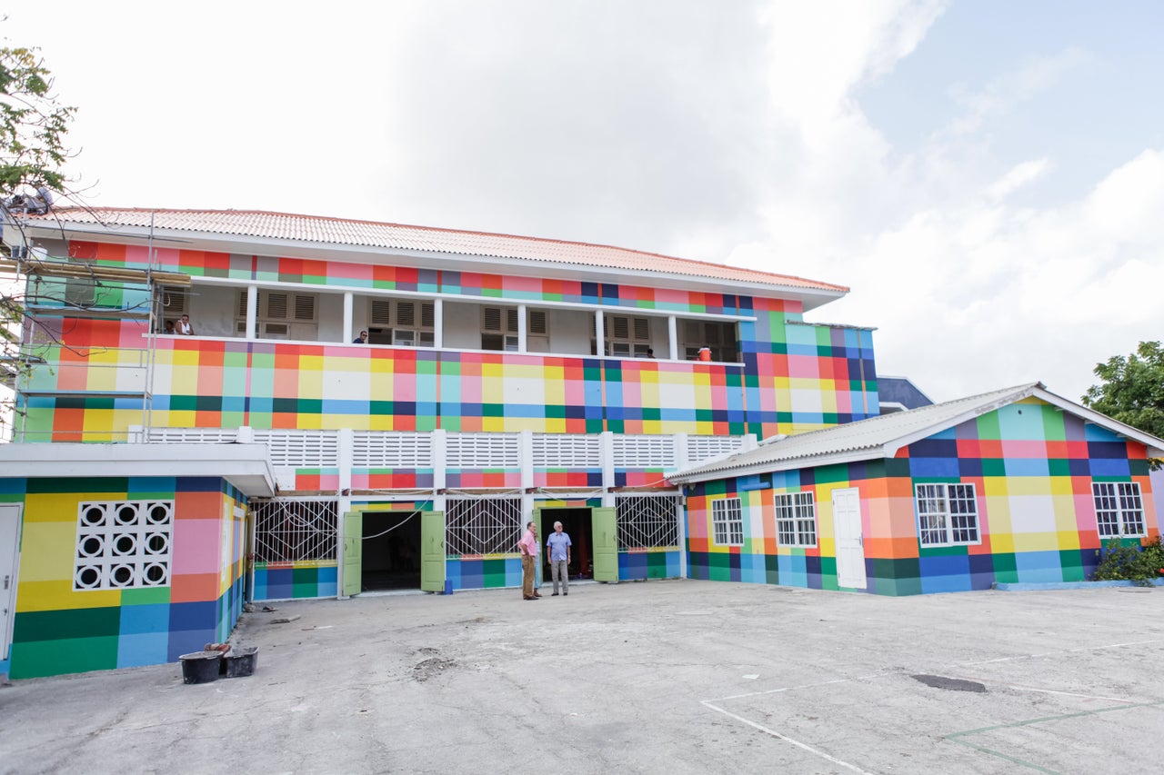 A building on the island of Curaçao.