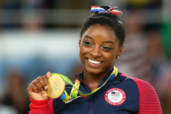 Simone Biles, gymnastics legend, is now the proud owner of four Olympic gold medals.