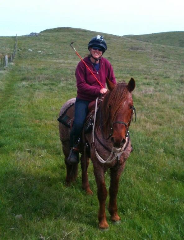 Aries and I on the trails at Chanslor Ranch in Bodega Bay. March 2012