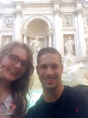 Buddy Bidders at the Trevi Fountain 