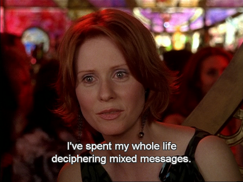 <em>My spirit animal, Miranda Hobbes</em>