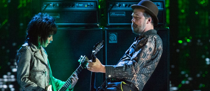 Nirvana bassist Krist Novoselic (right) wants Americans to stop being distracted by the horse race and the personalities