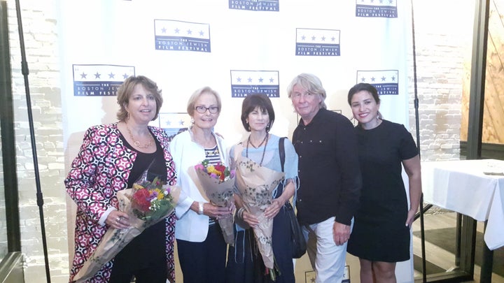 BJFF Executive Director Jaymie Saks, Judy Ganz, Levin, Clarke and BJFF Artistic Director Ariana Cohen-Halberstam