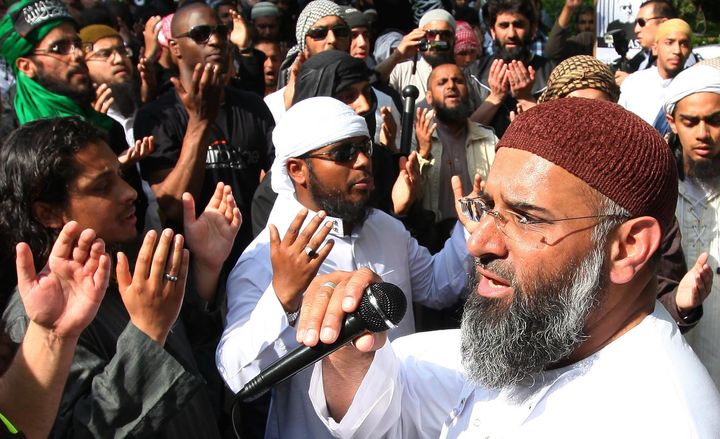 Anjem Choudary encouraged backing for IS.