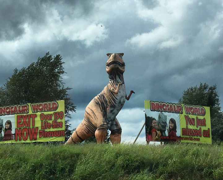 It physically hurt to drive past Dinosaur World without stopping.