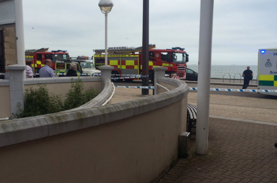 Multiple fire engines and ambulances attended the scene