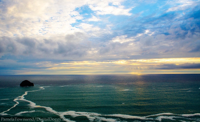 <i>Sunset from the Coast Path</i>