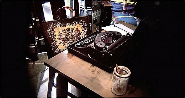 The writer Flannery O’Connor’s desk and typewriter in her bedroom at Andalusia, her farm near Milledgeville, Ga. She was a master of the Southern Gothic.