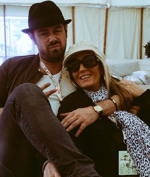 Danny Dyer and his fiancée Jo Mas were celebrating their joint stag and hen dos at V Festival