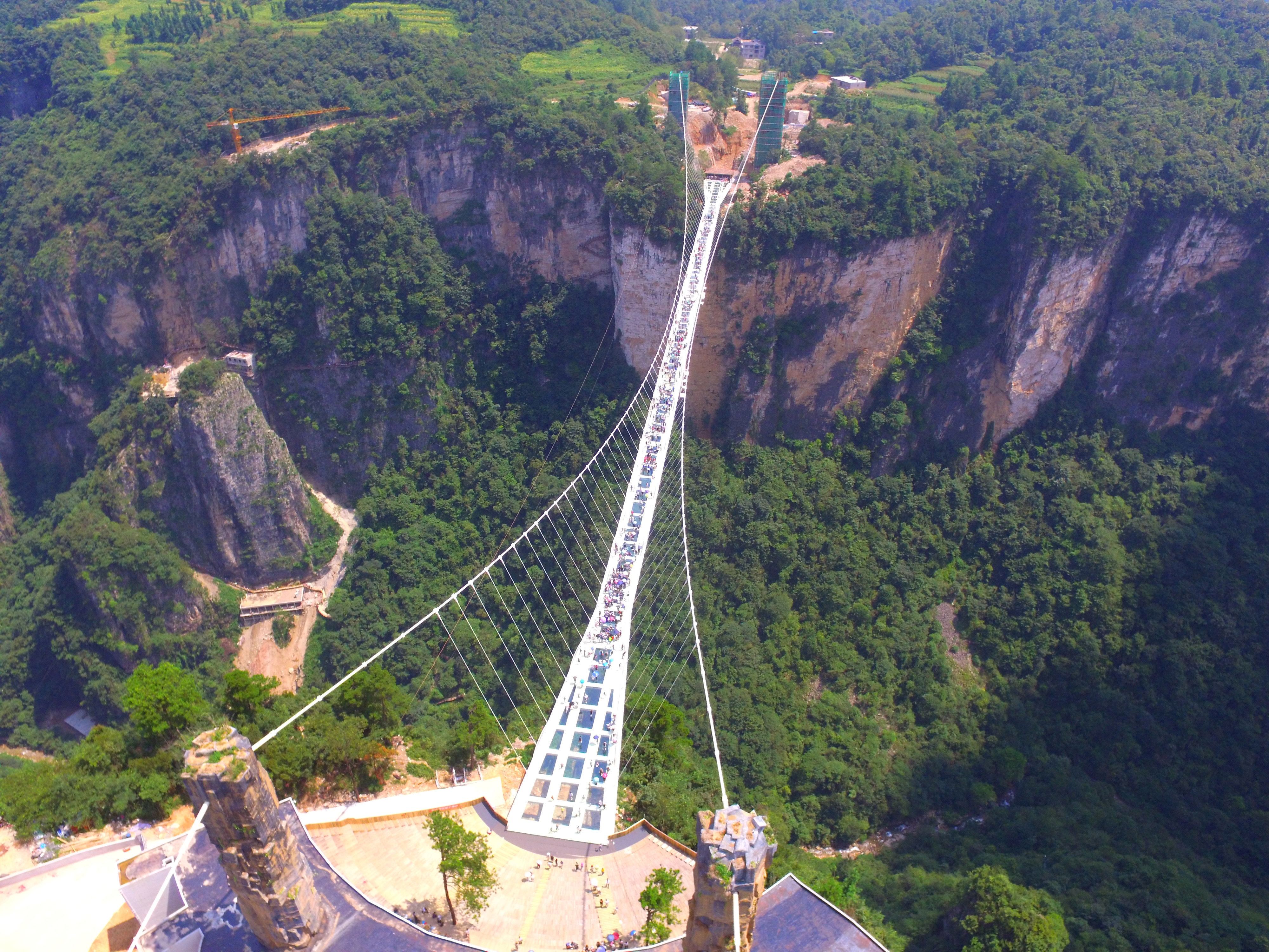 China's New Glass Bridge Is The Highest, Longest, And Scariest Yet ...