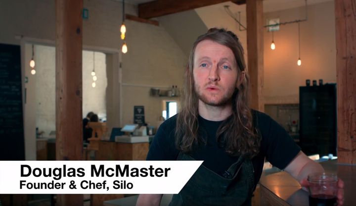 Doug McMaster runs the 'Zero Waste' restaurant in Brighton.