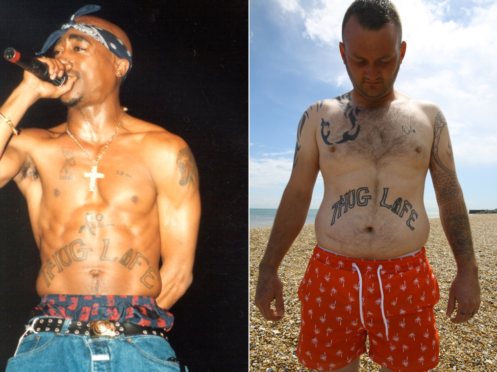 1. Tupac Portrait Tattoo - wide 5