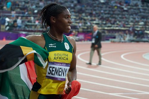 Caster Semenya after winning silver at the 2012 London Olympics.Image Credit: Jon Connell, Flickr