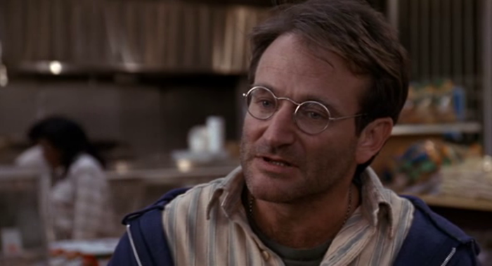 “Someone is either a smoker or a nonsmoker. There’s no in-between. The trick is to find out which one you are, and be that.” — Robin Williams as Cozy Carlisle, <em>Dead Again</em>