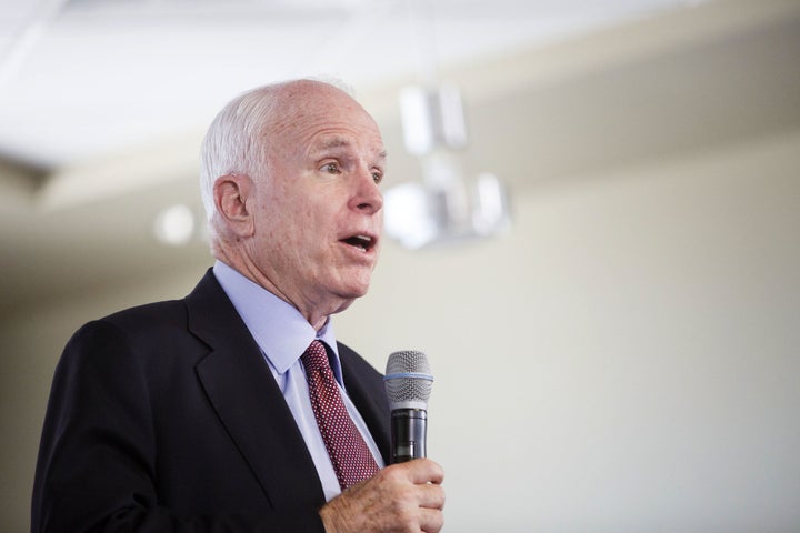 A super PAC supporting Sen. John McCain (R-Ariz.) is using material created by his campaign to boost his re-election chances.