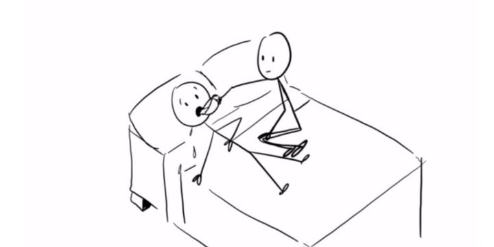 <a href="https://www.youtube.com/watch?v=oQbei5JGiT8" target="_blank">This looks kind of unpleasant</a> but it isn't a violen