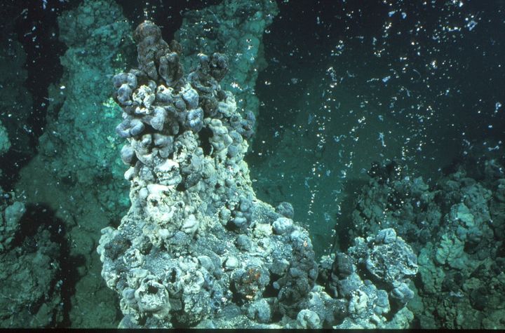 Oceanic methane seep