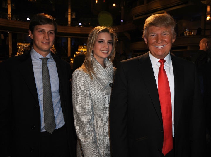 Ivanka Trump attends the 2011 Comedy Central Roast of her father Donald Trump, along with husband Jared Kushner. 