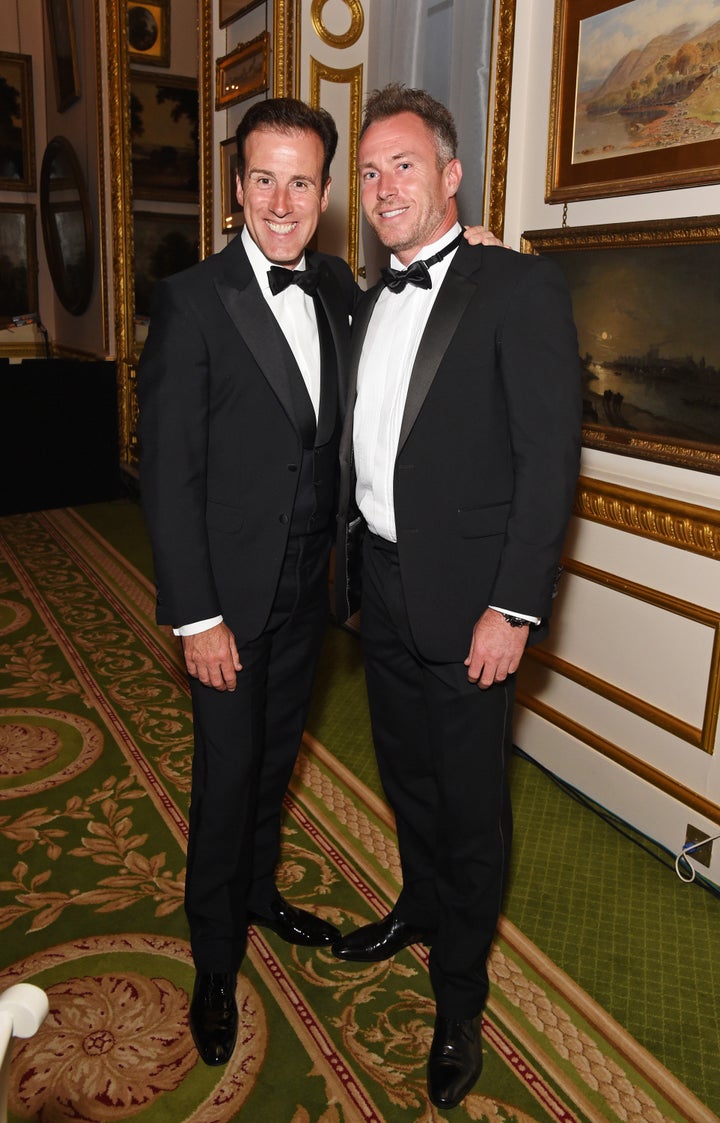 Anton Du Beke and James Jordan at an event last month